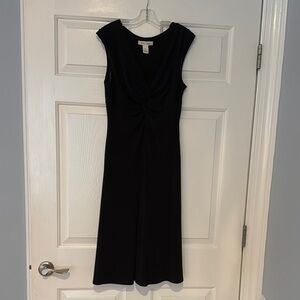 White House Black Market Black Midi Dress